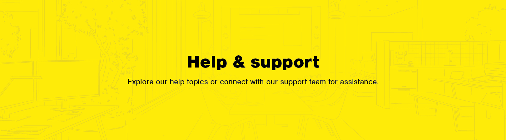 Help Centre page (logged out)