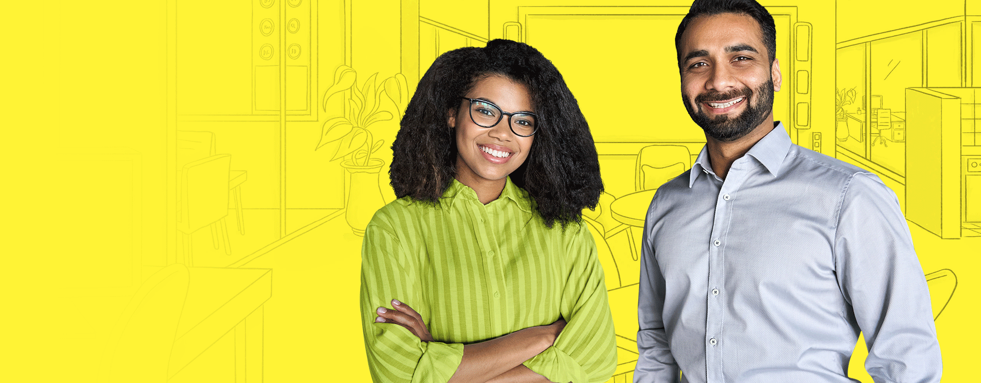 Business partners banner