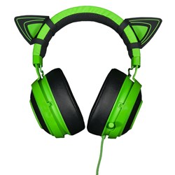 Kitty Ears for Razer Kraken - Green