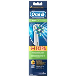 Oral-B Cross Action Refill 3 Pack + 1 Bonus