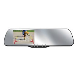 Parkmate MCPK-43DVR Rear View Mirror Monitor with Built-In Dash Cam & Reverse Camera Pack