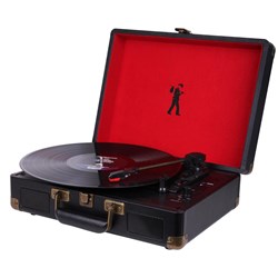 Flea Market Suitcase Turntable Player (Black)