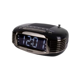 Flea Market AM/FM Alarm Clock Radio (Black)