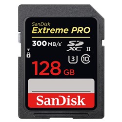 SanDisk Extreme Pro 128GB UHS-II SDXC Memory card