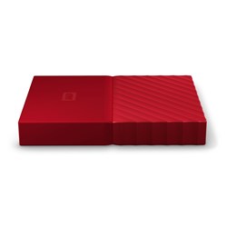 WD My Passport 4TB Portable Hard Drive USB 3.0 (Red)