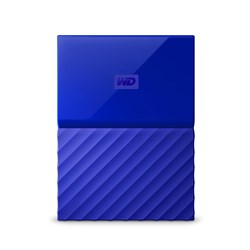 WD My Passport 1TB Portable Hard Drive USB 3.0 (Blue)