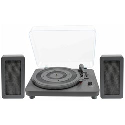 Flea Market Turntable with Speakers (Grey)