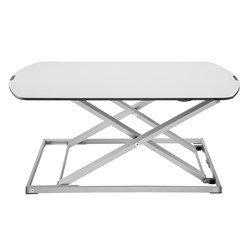 EZYmount Ergovida Ultra Slim Compact Standing Desk (White)
