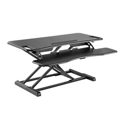 EZYmount Ergovida S06.2 Sit/Stand Desktop Workstation (Black)