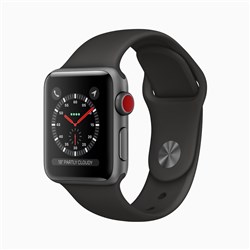 Apple Watch Series 3 38mm Space Grey Aluminium Case GPS + Cellular