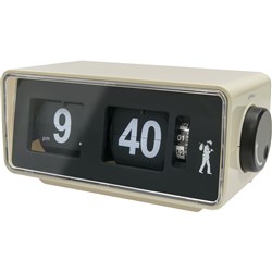 Flea Market Retro FM Alarm Clock Radio (Cream)