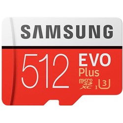 Samsung EVO Plus 512GB MicroSD Card SDXC U3