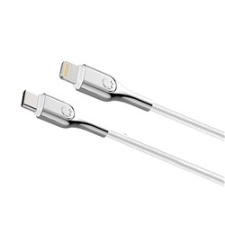 Cygnett Armoured 1m Lightning to USB-C Cable (White)