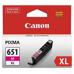 Canon CLI651XLM High Yield Ink Cartridge (Magenta)
