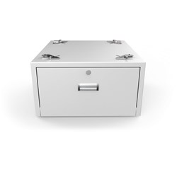 Unilux ULX110 Universal Laundry Pedestal with Drawer and Lock