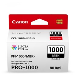 Canon PFI-1000MBK Ink Cartridge (Matte Black)
