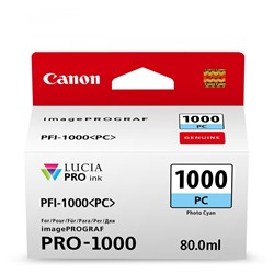 Canon PFI-1000PC Ink Cartridge (Photo Cyan)