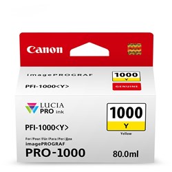Canon PFI-1000Y Ink Cartridge (Yellow)