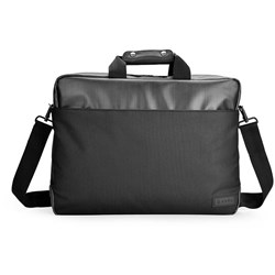 EVOL Byron Water Resistant 15.6' Laptop Shoulder Briefcase Bag (Black)