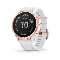 Garmin Fenix 6S Pro Sports Watch (Rose Gold/White)