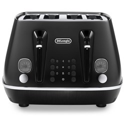 Delonghi Distinta Moments 4 Slice Toaster (Black)