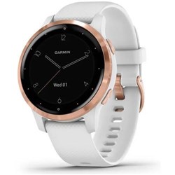 Garmin VivoActive 4S GPS Smart Watch (Rose Gold/White)