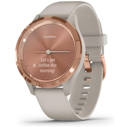 Garmin Vivomove 3S Hybrid Smart Watch (Rose Gold/Light Sand)