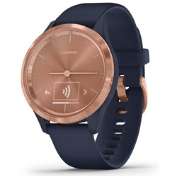 Garmin Vivomove 3S Hybrid Smart Watch (Rose Gold/Navy)
