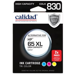 Calidad High Yield Alternative Ink Cartridge for HP 65XL (Tri-Colour)