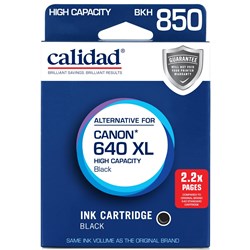 Calidad High Yield Alternative Ink Cartridge for Canon PG-640XL (Black)