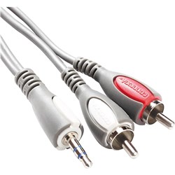 Connexia X05439 4M 3.5mm - 2 RCA Stereo Cable (4.0m)