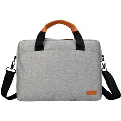 EVOL Brunswick 13.3' Laptop Shoulder Briefcase Bag (Natural/Tan)