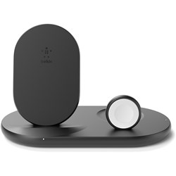 Belkin 7.5W Wireless Charging Stand for Apple Watch   AirPods (Black)