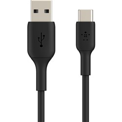 Belkin BoostUP CHARGE USB-A to USB-C 3m Cable (Black)