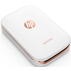HP Sprocket Pocket Photo Printer (White)