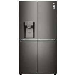 LG GF-D706BSL 637L French Door Fridge (Black Stainless)