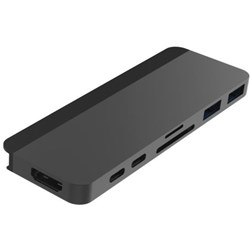 HyperDrive DUO 7-in-2 USB-C Hub for MacBook Pro MB (Grey)