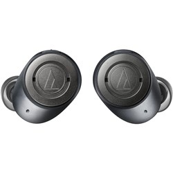 Audio-Technica True Wireless Active Noise-Cancelling In-Ear Headphones (Black)