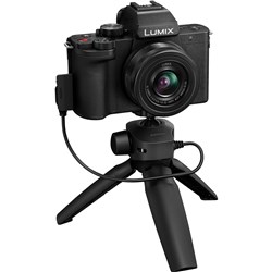 Panasonic LUMIX G100V Mirrorless Vlogging Camera Kit with 12-32mm Lens   Tripod Grip