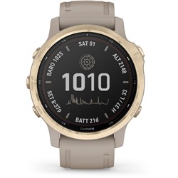 Garmin Fenix 6S Pro Solar Sports Watch (Light Gold)