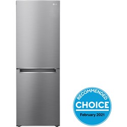 LG GB-335PL 306L Bottom Mount Fridge (Stainless Steel)