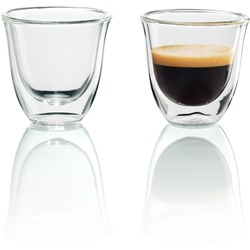 Delonghi Double Wall Espresso Glasses (2 Set)