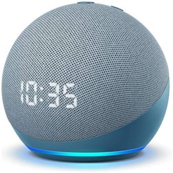 Amazon Echo Dot with Clock & Alexa (Gen 4) [Twilight Blue]