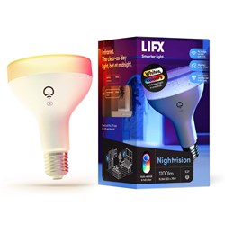 LIFX Nightvision Colour BR30 1100lm E27 Smart Bulb