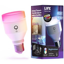 LIFX Nightvision Colour A60 1200lm E27 Smart Bulb
