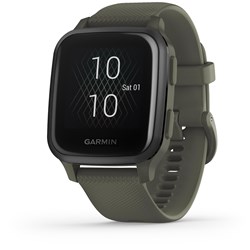 Garmin Venu SQ Music Edition Smart Watch (Moss/Slate)