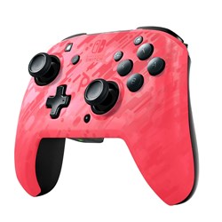 Switch Faceoff Deluxe Wireless Controller for Nintendo Switch (Pink Camo)