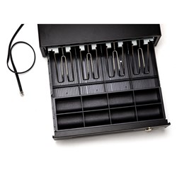 POS-mate Printer Driven Standard Cash Drawer (Black)