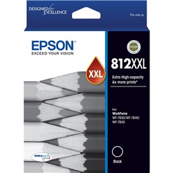 Epson 812XXL DURABrite Extra High Capacity Ink Cartridge (Black)