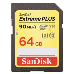 SanDisk Extreme Plus SDXC 64GB Memory Card